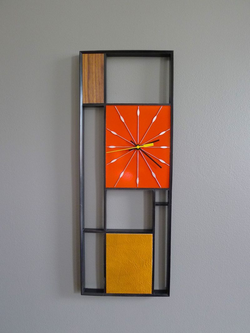 mondrian clock